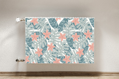 Magnetische radiatormat Tropische muurschildering