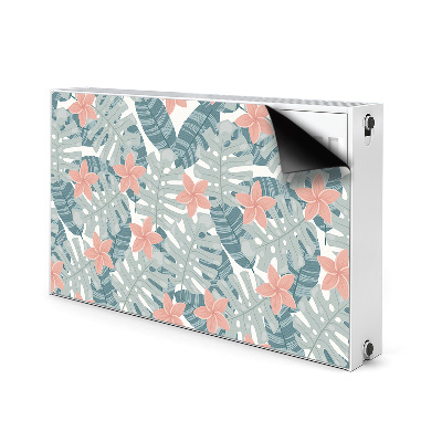 Magnetische radiatormat Tropische muurschildering