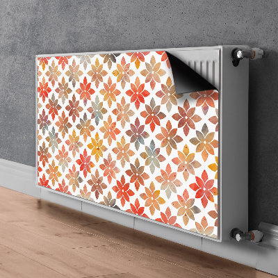 Magnetische bedrukte mat Bloemenpatroon