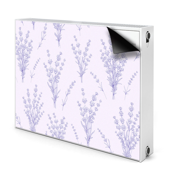 Magnetische bedrukte mat Lavendelbloemen