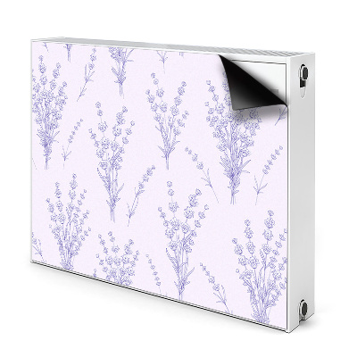 Magnetische bedrukte mat Lavendelbloemen