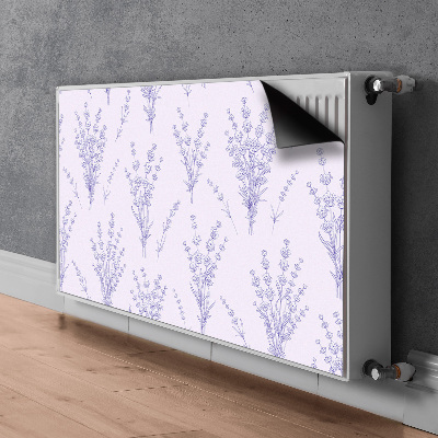 Magnetische bedrukte mat Lavendelbloemen