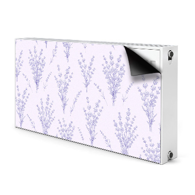 Magnetische bedrukte mat Lavendelbloemen