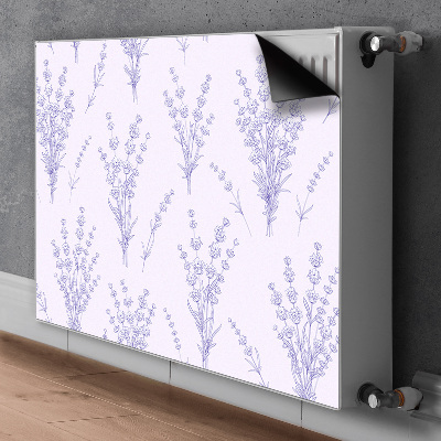 Magnetische bedrukte mat Lavendelbloemen