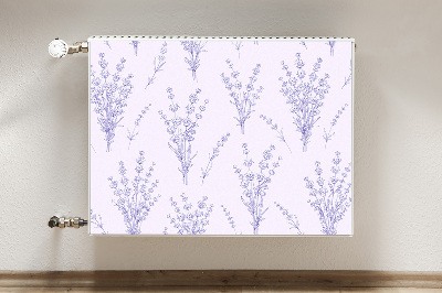 Magnetische bedrukte mat Lavendelbloemen