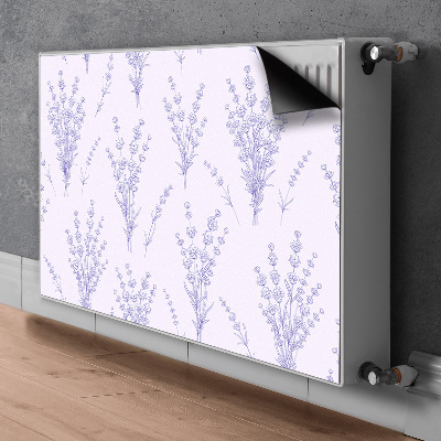 Magnetische bedrukte mat Lavendelbloemen