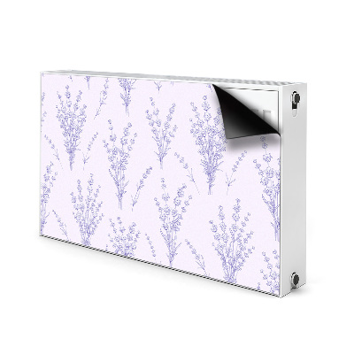 Magnetische bedrukte mat Lavendelbloemen