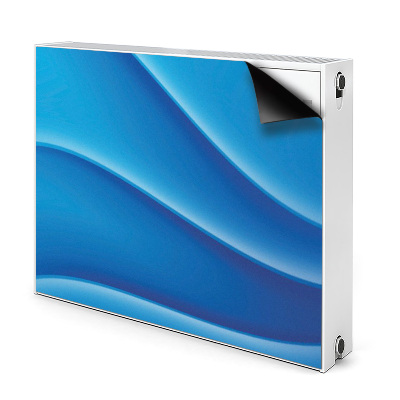 Decoratieve radiatormat Blauwe abstractie