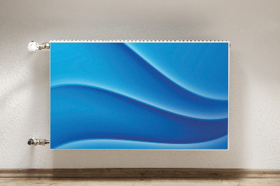 Decoratieve radiatormat Blauwe abstractie