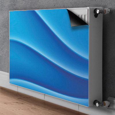 Decoratieve radiatormat Blauwe abstractie