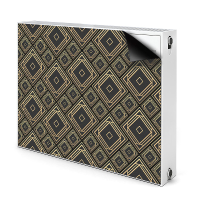 Decoratieve radiatormat Geometrische illusie