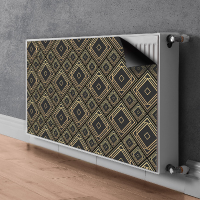 Decoratieve radiatormat Geometrische illusie