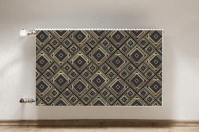 Decoratieve radiatormat Geometrische illusie