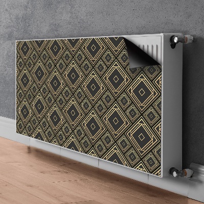 Decoratieve radiatormat Geometrische illusie