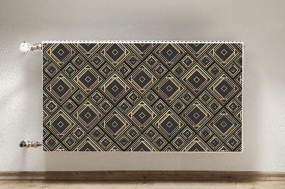Decoratieve radiatormat Geometrische illusie