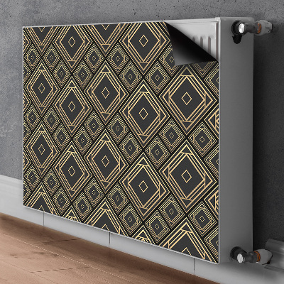 Decoratieve radiatormat Geometrische illusie