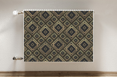 Decoratieve radiatormat Geometrische illusie