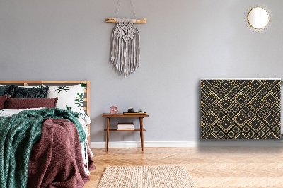 Decoratieve radiatormat Geometrische illusie