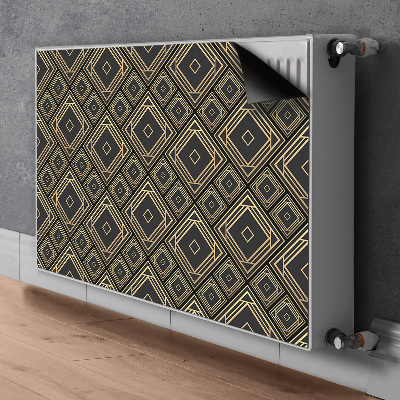 Decoratieve radiatormat Geometrische illusie
