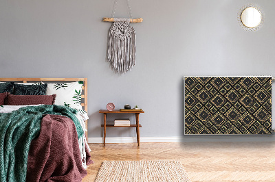 Decoratieve radiatormat Geometrische illusie