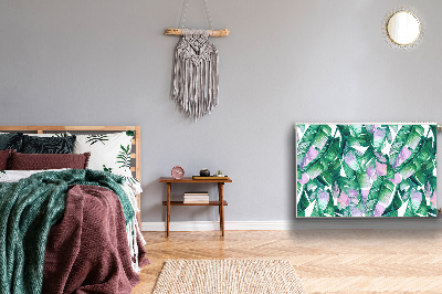 Magnetische mat voor de radiator Pastel bladeren
