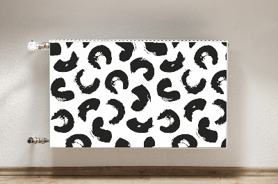 Magnetische mat voor de radiator Penseelstreken