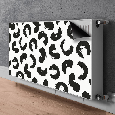 Magnetische mat voor de radiator Penseelstreken