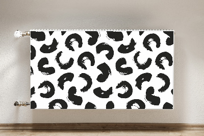 Magnetische mat voor de radiator Penseelstreken
