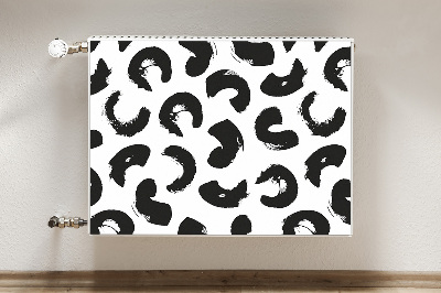 Magnetische mat voor de radiator Penseelstreken