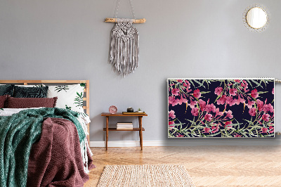 Decoratieve radiatormat Waterverfbloemen