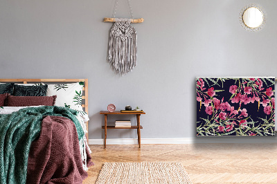 Decoratieve radiatormat Waterverfbloemen