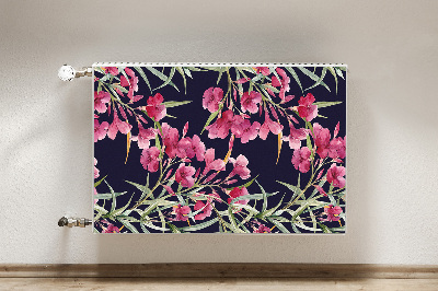 Decoratieve radiatormat Waterverfbloemen