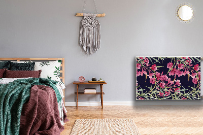 Decoratieve radiatormat Waterverfbloemen