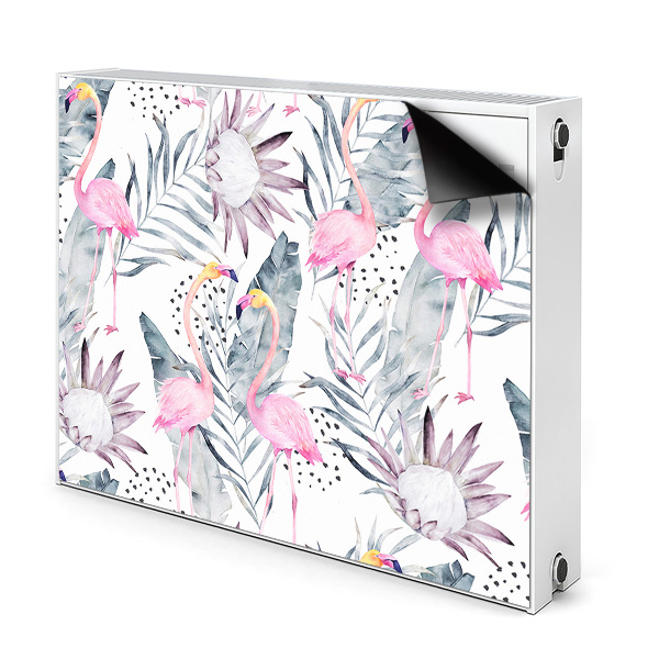 Decoratieve radiatormat Flamingos