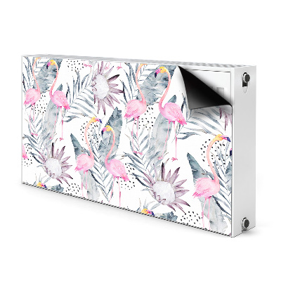 Decoratieve radiatormat Flamingos