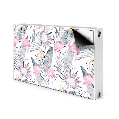 Decoratieve radiatormat Flamingos