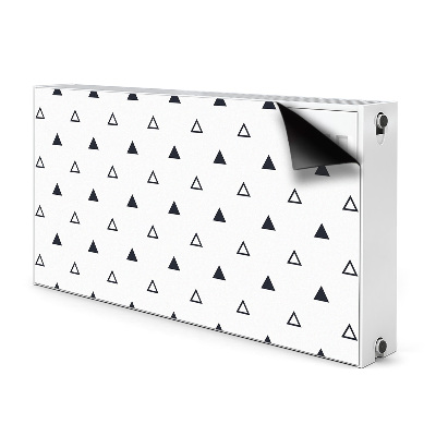 Magnetische radiatormat Driehoeken