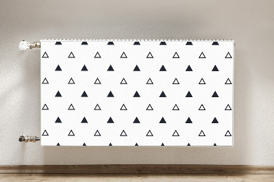 Magnetische radiatormat Driehoeken