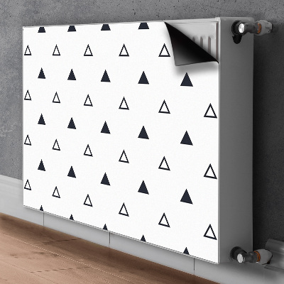 Magnetische radiatormat Driehoeken
