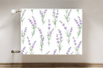 Magnetische bedrukte mat Lavendelbloemen