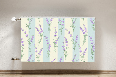 Magnetische bedrukte mat Lavendelbloemen