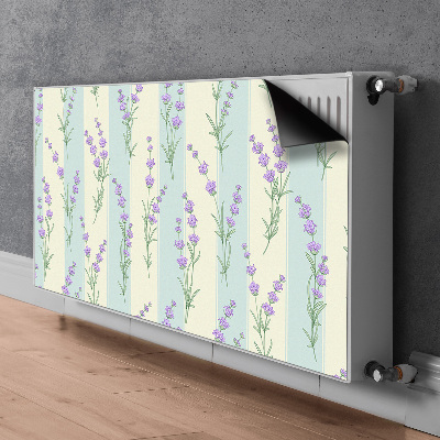 Magnetische bedrukte mat Lavendelbloemen