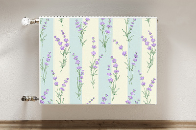 Magnetische bedrukte mat Lavendelbloemen