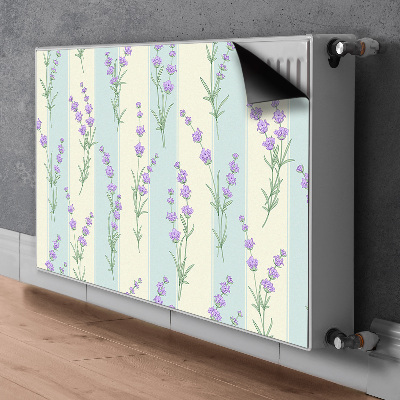 Magnetische bedrukte mat Lavendelbloemen