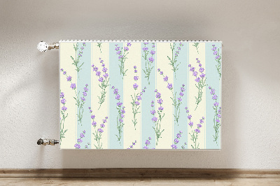 Magnetische bedrukte mat Lavendelbloemen