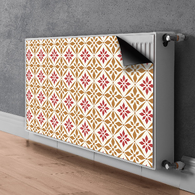 Magnetische bedrukte mat Bloemenpatroon