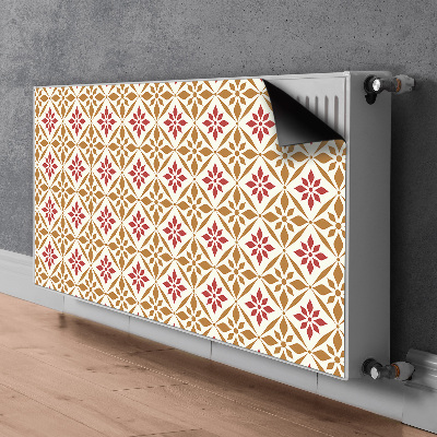 Magnetische bedrukte mat Bloemenpatroon