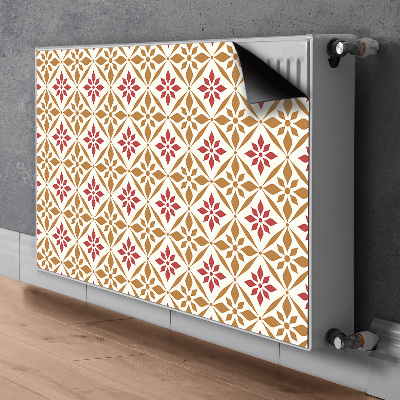 Magnetische bedrukte mat Bloemenpatroon