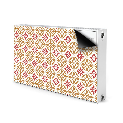 Magnetische bedrukte mat Bloemenpatroon