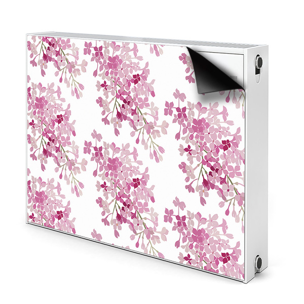 Magnetische radiatormat Roze bloemen